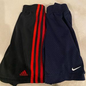 3 pairs of 4T boys short bundle (Adidas/Nike